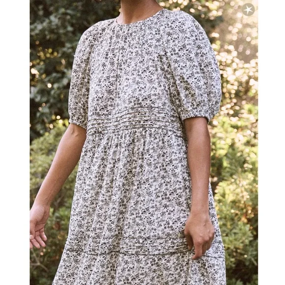 The Great Medium Songbird Bow-Back Midi Dress Tie Back - Picture 2 of 13